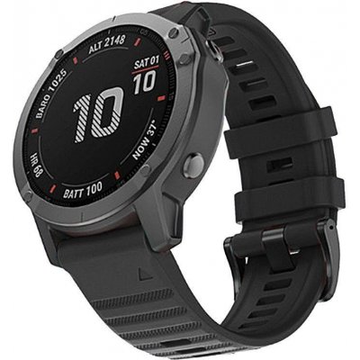 RhinoTech řemínek pro Garmin QuickFit silikonový outdoor 26mm černý RTSS-020-BK – Hledejceny.cz