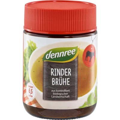 Dennree Hovězí vývar s 18,5% hovězího masa 130 g – Sleviste.cz