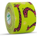 BB Tape Kineziologický tejp pro děti žirafa limetková 5 cm x 5 m – Zbozi.Blesk.cz
