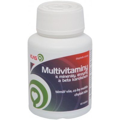 KLAS MultiVitamíny plus minerály a enzymy 60 tablet