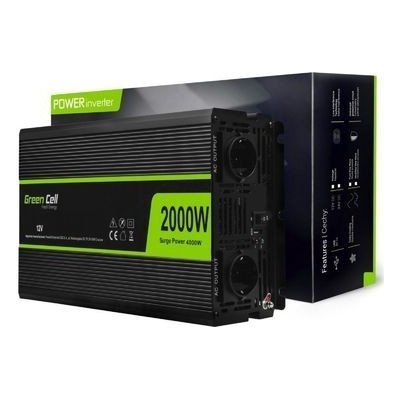 Green Cell Power Inverter 12V/230V, 2000W,4000W, modifikovaná sinusoida