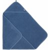 Osuška pro miminko Jollein Osuška s kapucí froté 75x75 cm Jeans Blue