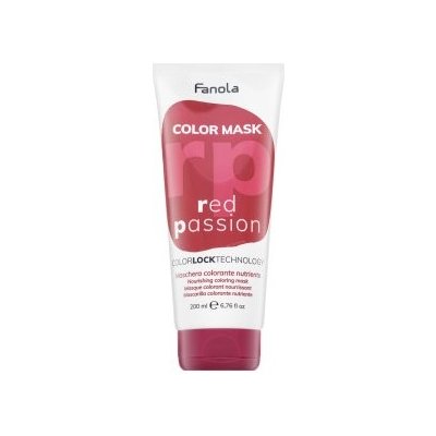 Fanola Color Mask vyživující maska s barevnými pigmenty pro oživení červených odstínů Red Passion 200 ml – Hledejceny.cz