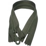 Zip kostkový 5 mm 25 cm Nedělitelný Khaki – Hledejceny.cz