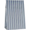 IB LAURSEN Papírový sáček Blue Stripes 28,5cm, modrá barva, papír