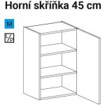 EBS EH451DBLP skříňka horní bílá lesk, 45 cm, L/P – Zboží Mobilmania