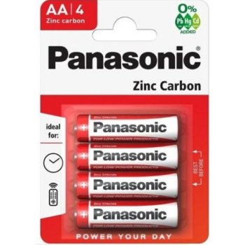 Panasonic Red Zinc AA 4ks 00133698