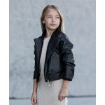 All for kids Dívčí bunda Eco kůže černá – Hledejceny.cz