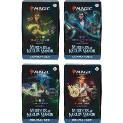 Wizards of the Coast Magic The Gathering Murders at Karlov Manor Commander Deck Set – Zboží Mobilmania