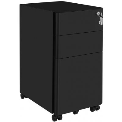 Jobi Kancelářský kontejner - kov, černá – Hledejceny.cz
