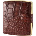 Amparo Miranda pouzdro na 10 cigaret Kroko Gold hnědá – Zboží Mobilmania