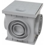 Covernit Dvorní vpusť s plným víkem Šedá 250 x 250 x 250 mm – Zboží Mobilmania