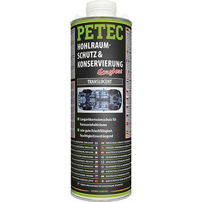 PETEC 73510 Parafinový vosk pro ochranu karosérií, 1000 ml – Zboží Mobilmania