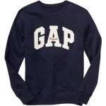 GAP CrewNECK Logo mikina tmavě modrá – Zboží Mobilmania