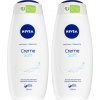 Kosmetická sada Nivea Creme Soft pečující sprchový gel 2 x 500 ml dárková sada