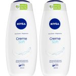 Nivea Creme Soft pečující sprchový gel 2 x 500 ml dárková sada – Zbozi.Blesk.cz