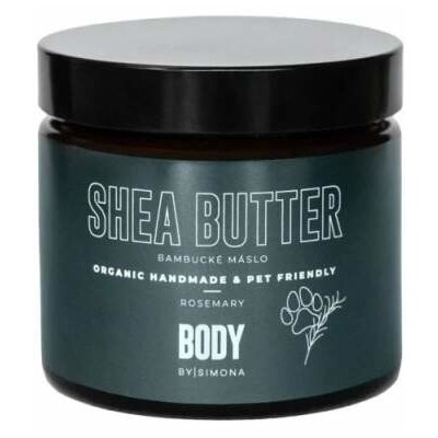 Body By Simona Rosemary organické ručně vyráběné bambucké máslo i pro domácí mazlíčky 250 ml – Zboží Dáma