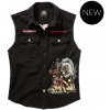 Pánská Košile Brandit Iron Maiden Vintage shirt sleeveless NOTB černá