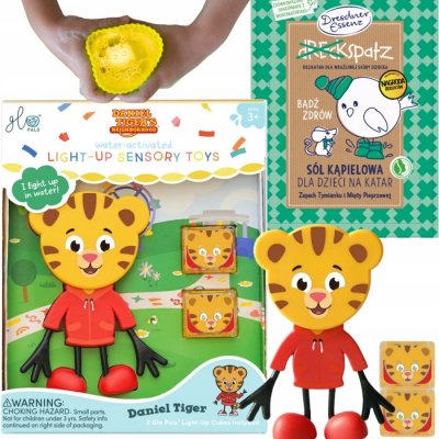 Glo Pals Figurka Daniel Tiger + 2 svítící kostky do vody – Zbozi.Blesk.cz