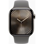 Apple Watch Series 10 46mm Cellular přírodní titan se skálově šedým sportovním řemínkem S/M MWY93QC/A – Hledejceny.cz