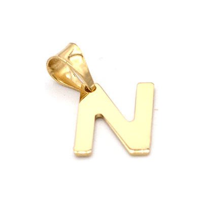 B&B Goldinvestic Zlatý přívěsek písmeno N N5269 – Zboží Mobilmania
