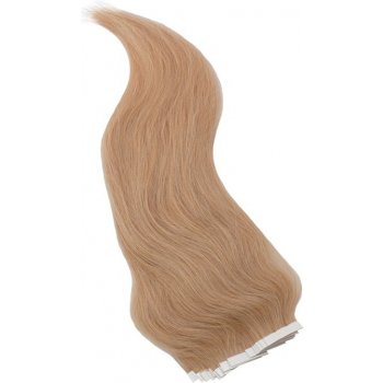 Zlatavé blond vlasy k prodloužení Tape in REMY proužky, 50 cm (022), 20 ks