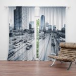 Závěsy Městská silnice: 2 ks - 140x250 cm - Sablio – Hledejceny.cz