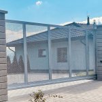 Brána Posuvná Zn žárový zinek šířka 4000 x výška 2000 – Zboží Mobilmania