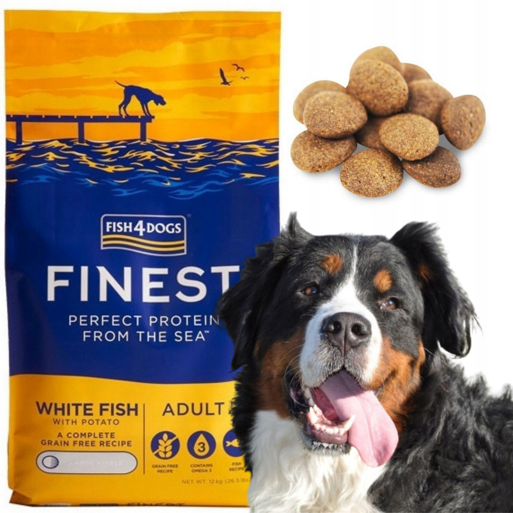 Fish4Dogs Finest White Fish Adult 12 kg