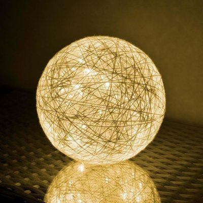 Nexos 64516 Svítící koule 40 LED teple bílá – Zboží Mobilmania
