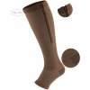 Raj-Pol Knee Socks With Zipper Grade Dark Beige