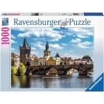Ravensburger Praha: Pohled na Karlův most 1000 dílků – Zboží Dáma