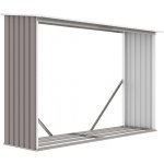 Rojaplast dřevník 242x75 cm WC-B taupe – Zboží Dáma