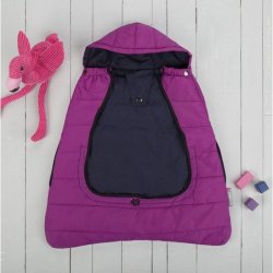 CuddleCo Comfy-Cape autosedačky nosič 3v1 25x12cm černý fuchsiový