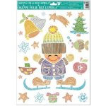 Fólie okenní veselé obrázky z linek 42x30cm set – Hledejceny.cz