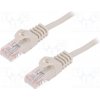 síťový kabel Logilink CP1042U Patch, U/UTP, 5e, licna, CCA, PVC, 1,5m, šedý