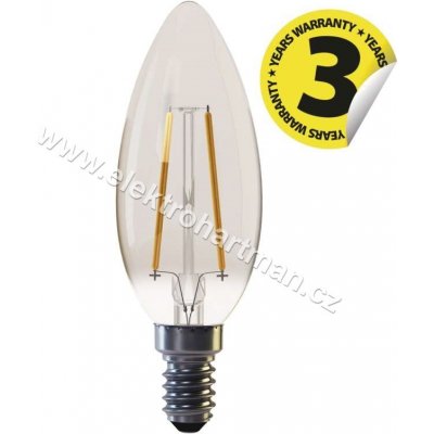 Emos LED žárovka Vintage Candle 2W E14 Teplá bílá+ – Zbozi.Blesk.cz
