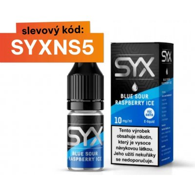 SYX Blue Sour Raspberry Ice 10 ml 20 mg – Hledejceny.cz