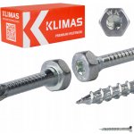 Vruty do dřeva Klimas Wkręt-Met 8 x 60 mm 50 ks – Hledejceny.cz