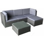 Bello Giardino Zahradní nábytek z ratanu sestava TINTO Gray – Zboží Mobilmania