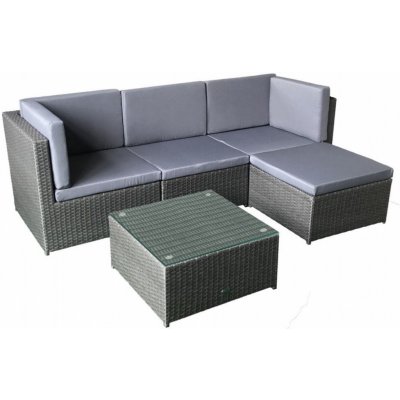 Bello Giardino Zahradní nábytek z ratanu sestava TINTO Gray – Zboží Mobilmania