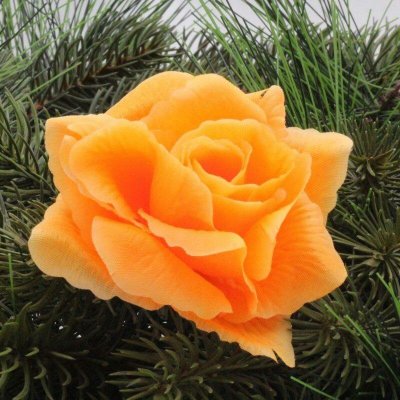 Látková vazbová růže - DOPRODEJ - oranžová - L0024 – Hledejceny.cz