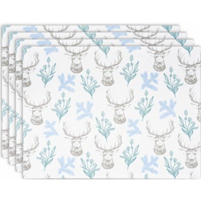 Trade Concept Výhodná sada Vánoční prostírání Jelen 33 x 45 cm 4 ks – Hledejceny.cz
