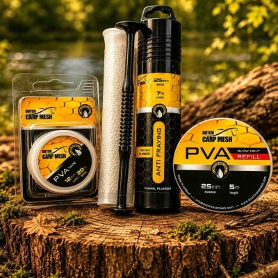 Dutch Carp Mesh PVA Set 25 mm – punčocha 7 m + refill 5 m + PVA páska – Hledejceny.cz
