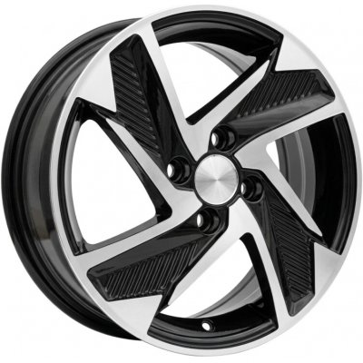 Racing Line Y1169 6x15 4x100 ET48 black polished – Hledejceny.cz