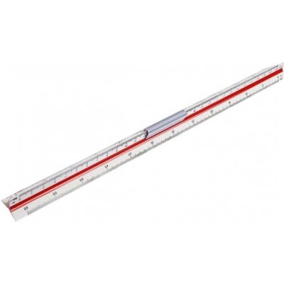 Koh i N|oor 071500400000 pravítko měřítko trojboké poměrové délka 300 mm stupnice o poměrech 1:20 1:25 1:50 1:100 1:200 a 1: – Zboží Dáma