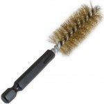 Ocelový kartáč, pomosazený, na čištění sedel vstřikovačů, šestihran, 18 mm - SATRA | Zboží Auto