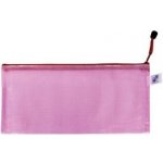 Obálka síťovaná DL se zipem, růžová (5 ks) – Zboží Živě