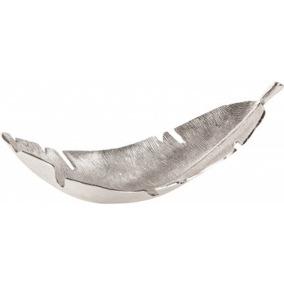 Interior DE Mísa dekorační LEAF II 62 CM stříbrnáMIS41601 – Hledejceny.cz
