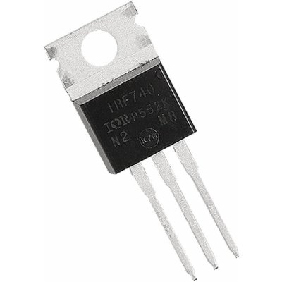 Neven Tranzistor IRF740 N-MOSFET 400V, 10A, 125W, 0.55R TO220 China 10ks – Zboží Mobilmania